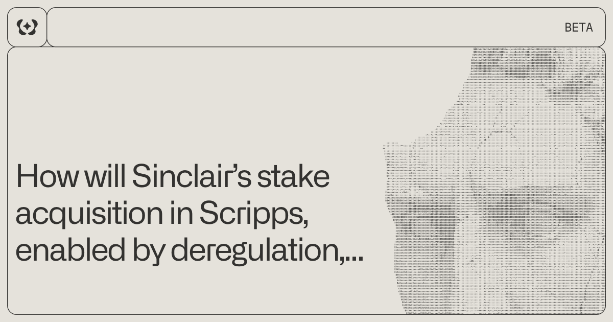 How will Sinclair’s stake acquisition in Scripps, enabled b...